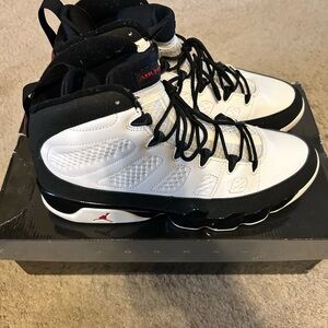 2010 Jordan Air 9 Retro in White and Red